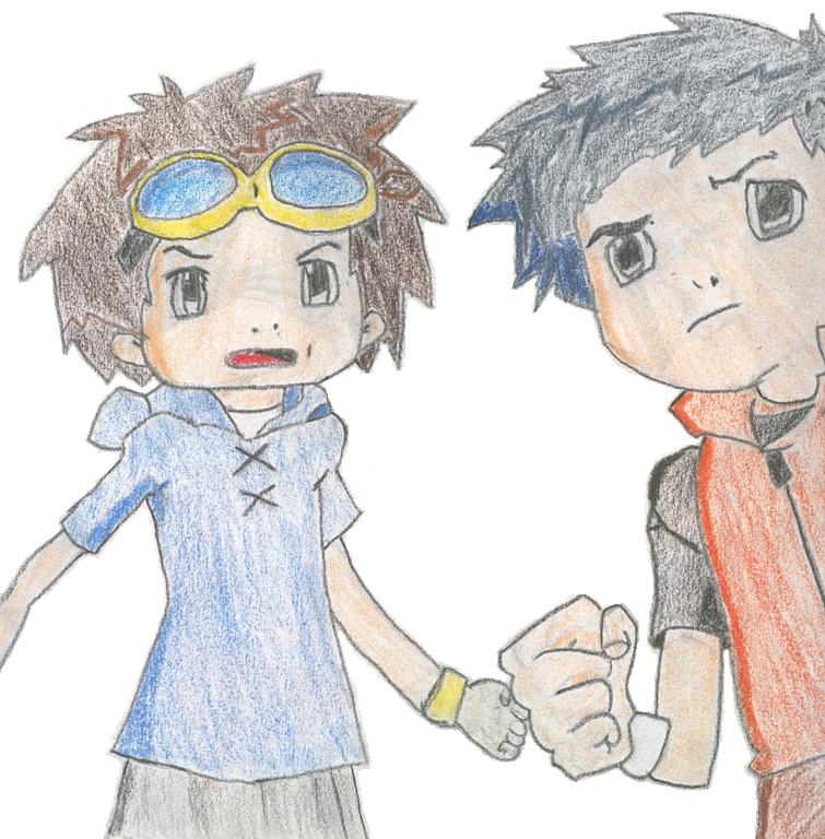 Takato and Henry - Digimon