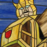 Bumblebee Stained Glass