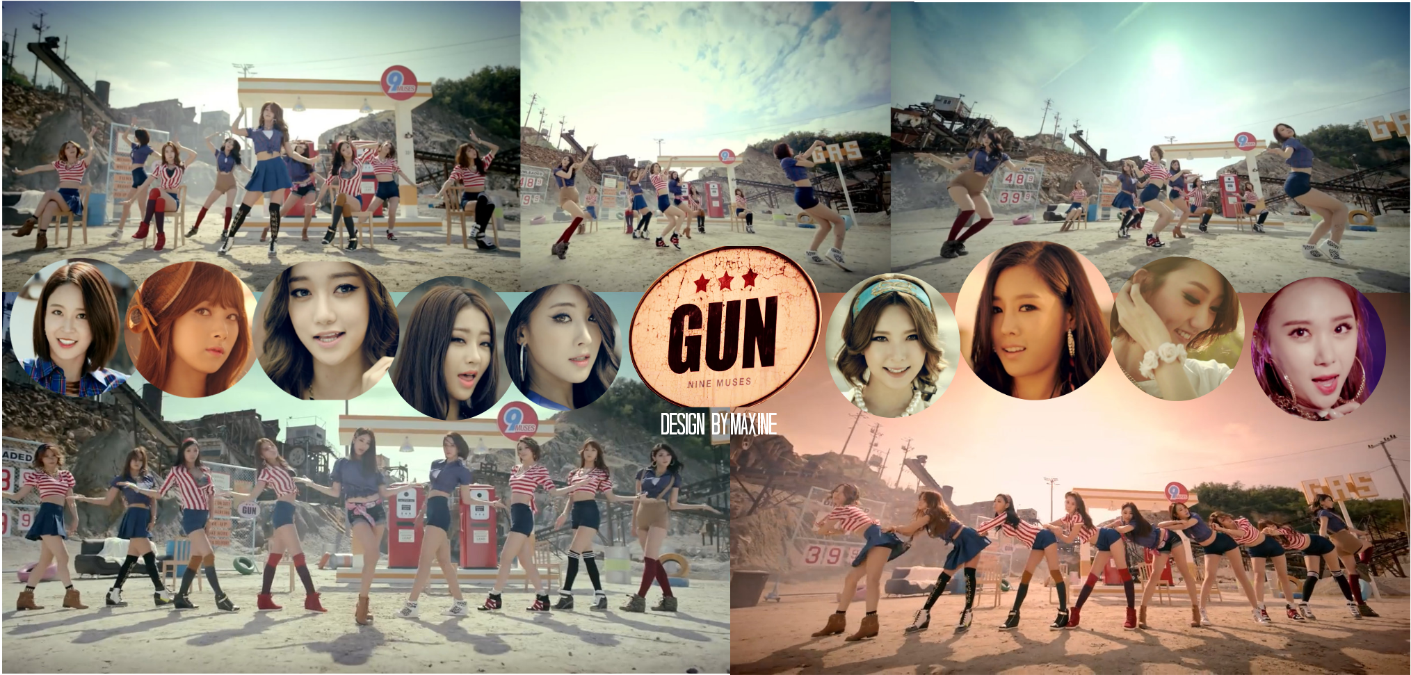 9Muses Gun Music Video Wallpaper