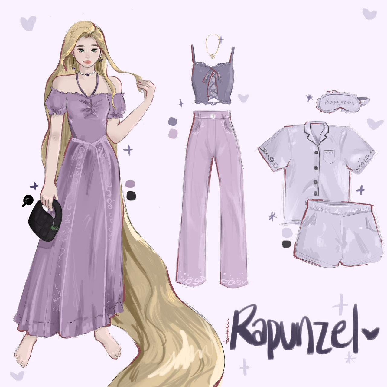 modern rapunzel dress Rapunzel Gown Disney cosplay Inspired