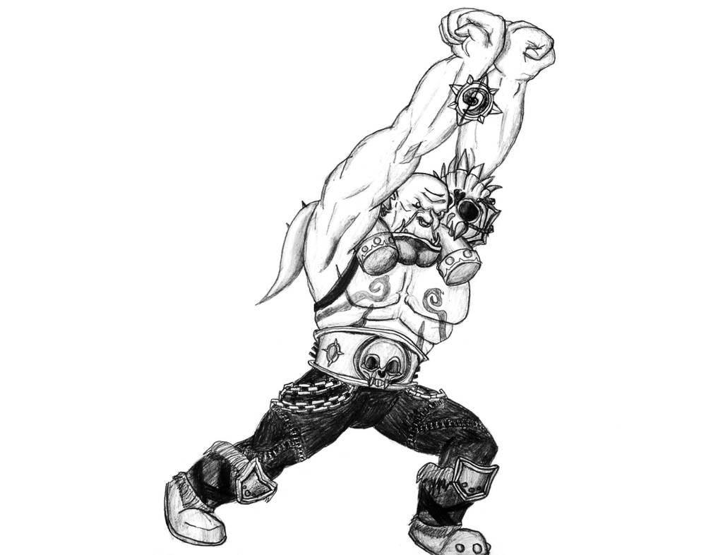 SUPER! Garrosh by AraneidaeArt on DeviantArt