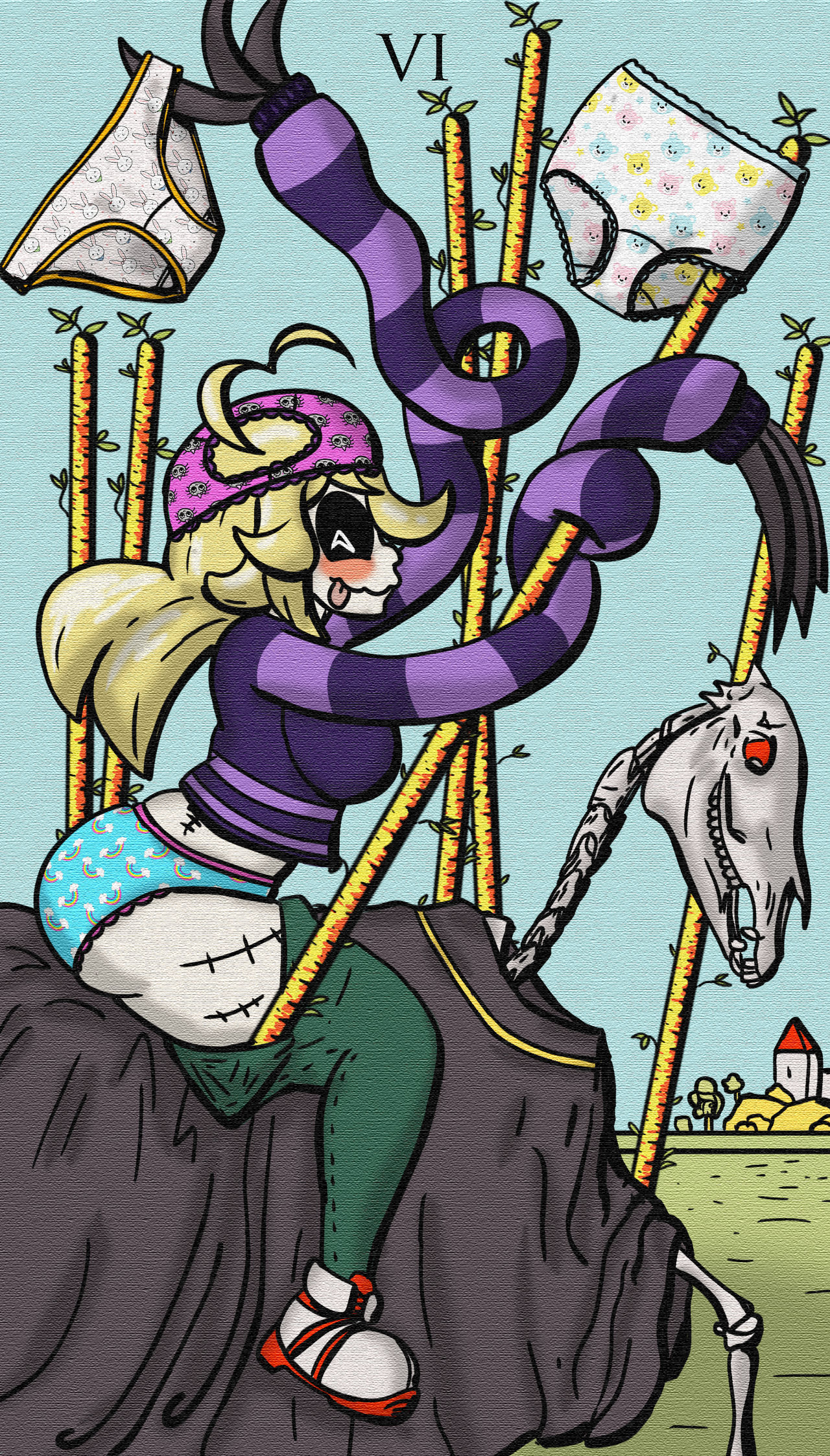 EUF Tarot Card - 6 of Wands by AraneidaeArt on DeviantArt