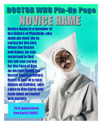 DOCTOR WHO PIN-UP Page 45: Novice Hame