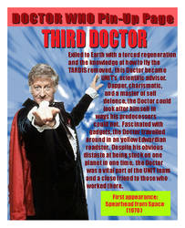 DOCTOR WHO PIN-UP Page 46: Third Doctor
