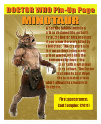 DOCTOR WHO PIN-UP Page 48: Minotaur