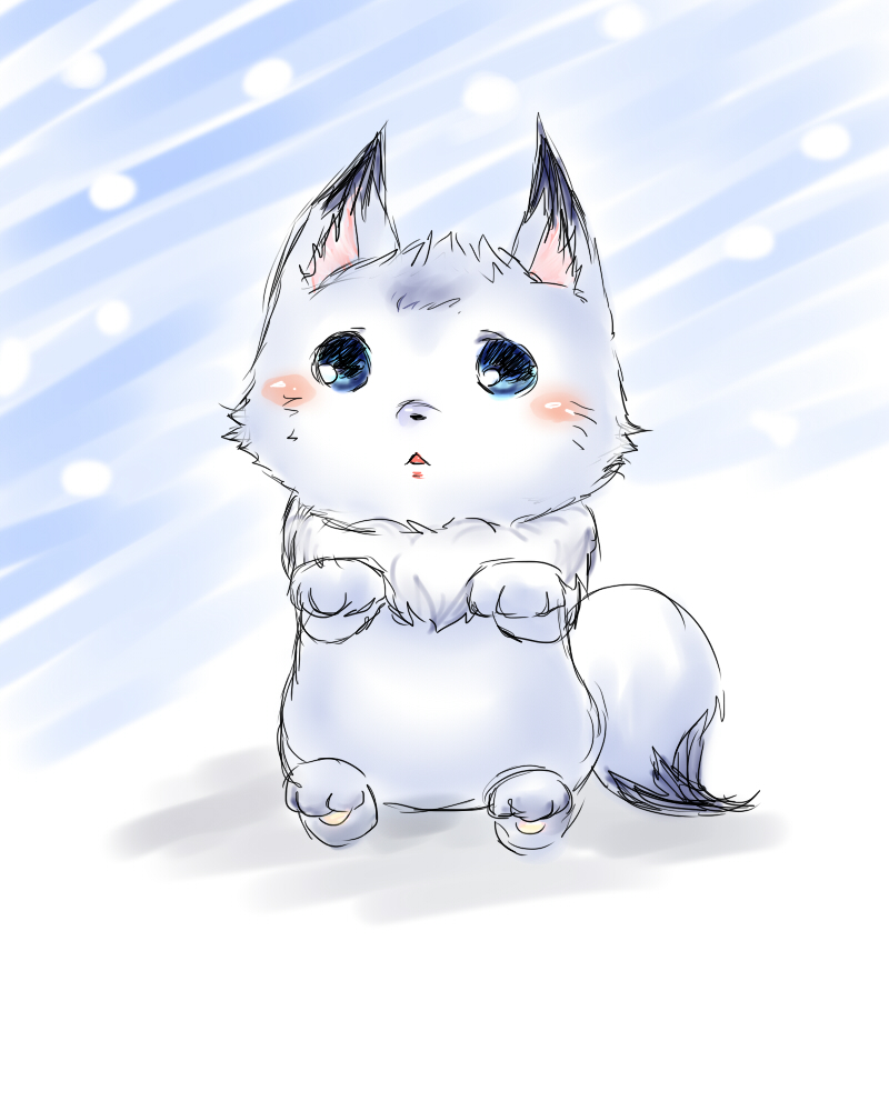 Chibi White Fox by jennyhinata on DeviantArt Chibi White Fox by jennyhinata on DeviantArt