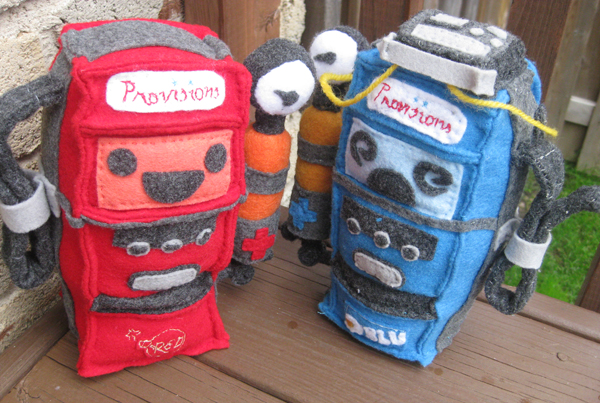 Team Fortress 2 Dispenser plushies