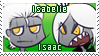 Isaac e Isabelle FanStamp by NaipesInk