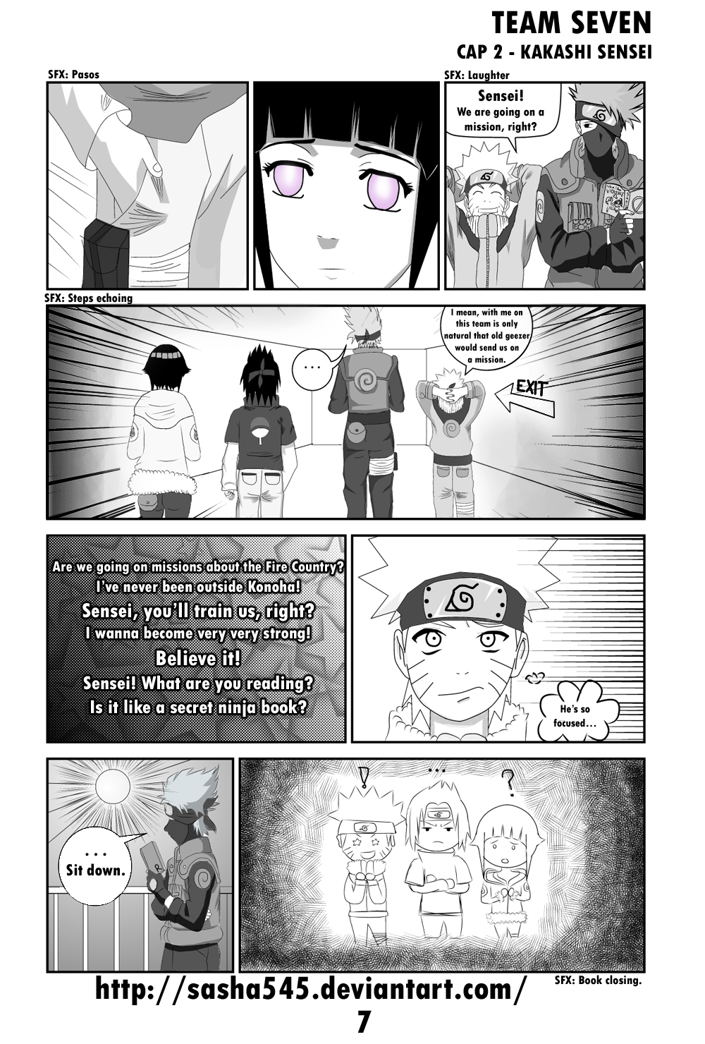 Doujinshi Naruto. Team Seven. Chap 2 Page 7