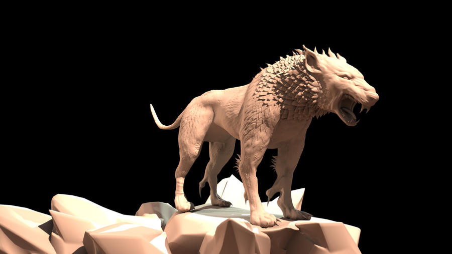 Hellhound 3D Sculpt