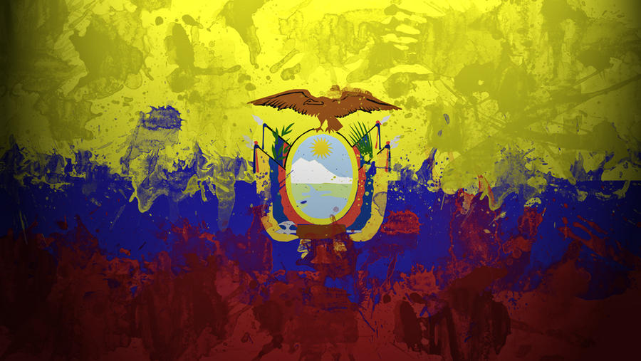 Ecuador Flag Wallpaper