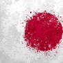 Japan Flag Wallpaper - Grungy Splatter