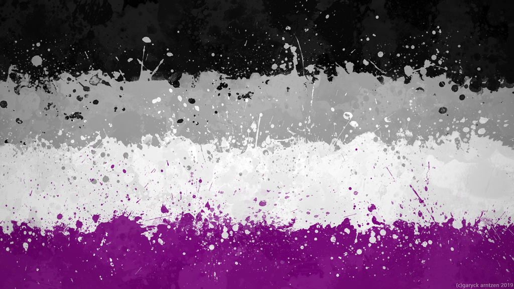 Asexual Flag Wallpaper - Grungy Splatter by GaryckArntzen on DeviantArt