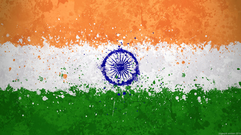 India Flag Wallpaper - Grungy Splatter by GaryckArntzen on DeviantArt