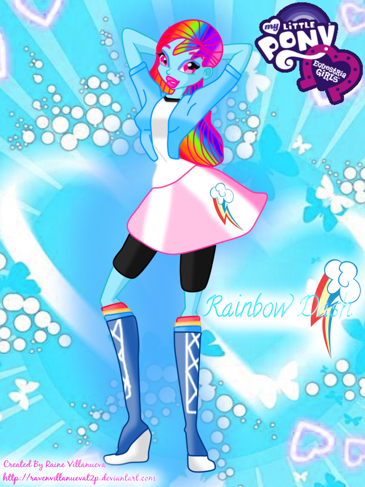 My little pony top equestria girls rainbow dash