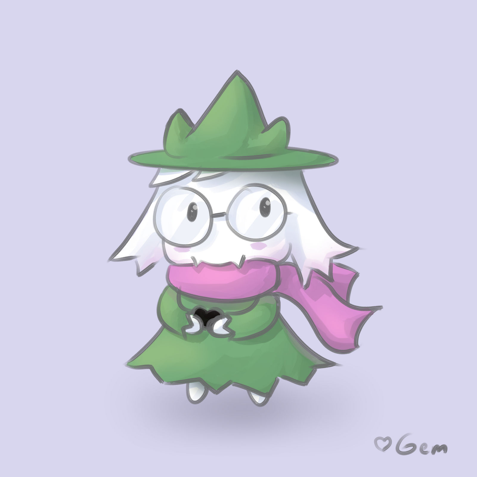 Blind Ralsei Another Ralsei Sketch by Gemhunter178 on DeviantArt