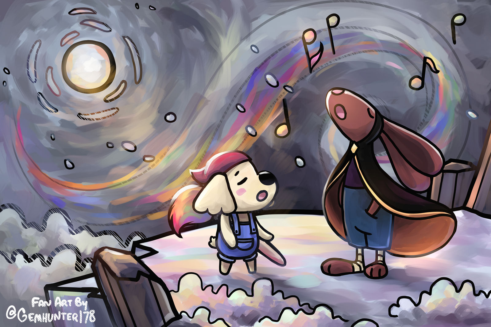 Chicory: A Colorful Tale - The Mountain Top by Gemhunter178 on DeviantArt