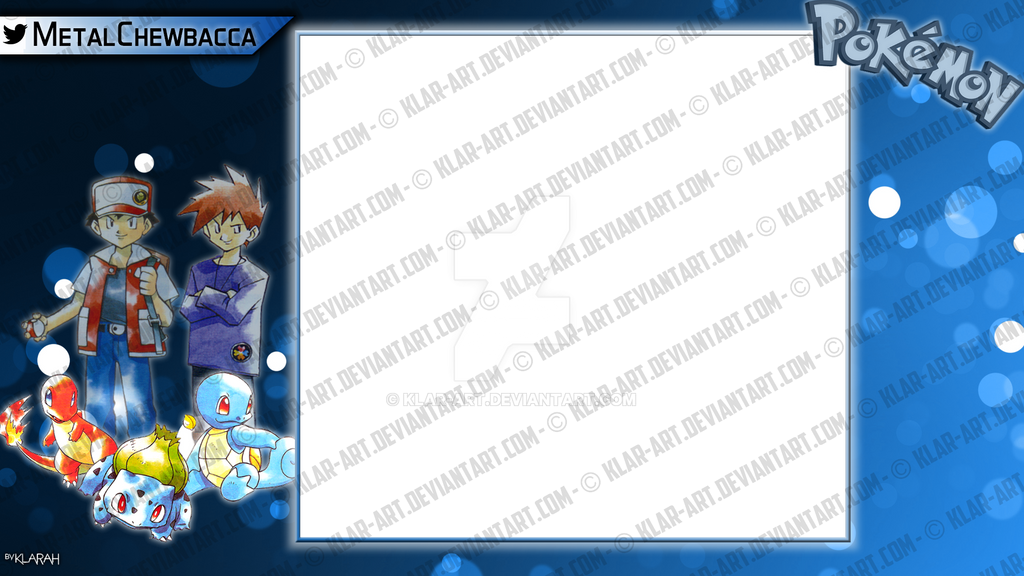 Layout - Pokemon Bleu by Klar-Art on DeviantArt