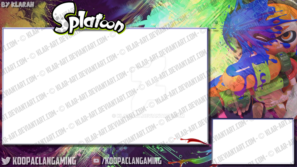 Layout Splatoon Layout - Splatoon by Klar-Art on DeviantArt