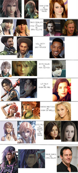 Final Fantasy XIII Fan Cast