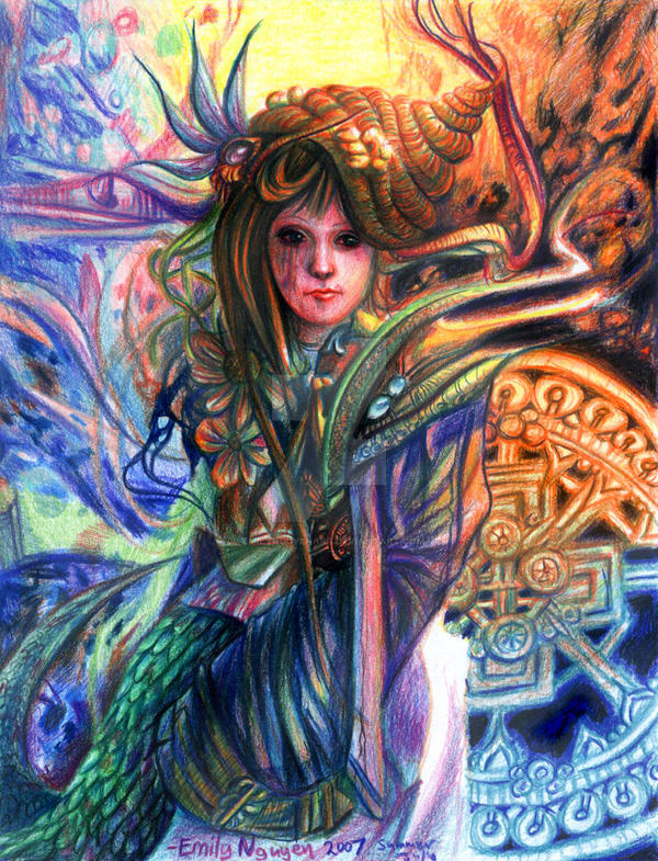 Sea Shell Princess by emilynguyenart on DeviantArt