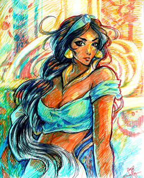 Jasmine Marker Sketch-up