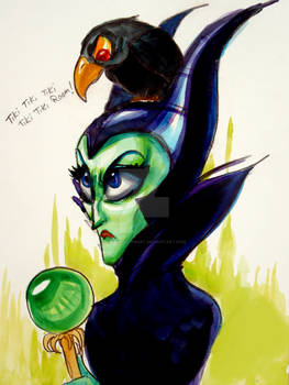 Maleficent and Diablo lololol