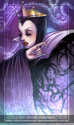 Evil Queen --snow white fanart