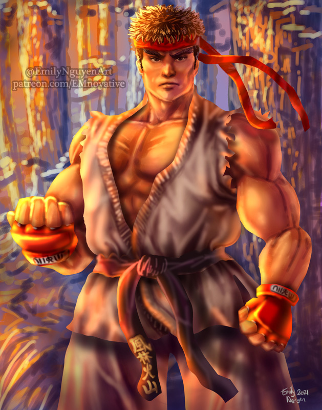 Street Fighter Encyclopedia 🎮 on Instagram: “Street Fighter Duel Art #Ryu # StreetFighter #fanart #Street…