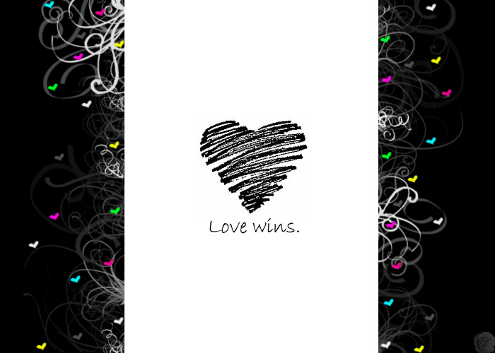 Love Wins - Black