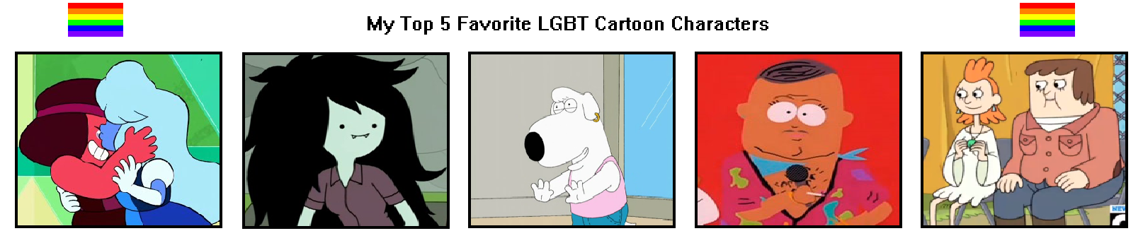 My Top 5 Favorite LGBT Cartoon Characters by ARTZUME on DeviantArt My Top 5 Favorite LGBT Cartoon Characters by ARTZUME on DeviantArt