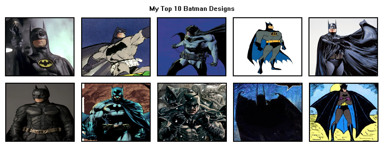 traducir Encommium Pasto My Top 10 Batman Designs by ARTZUME on DeviantArt