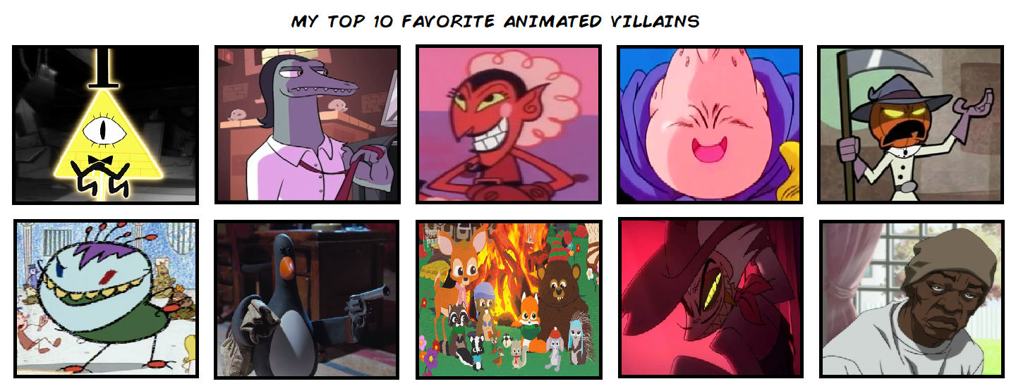 My Top 10 Favorite Animated Villains Updated By Artzume On Deviantart My Top 10 Favorite Animated Villains Updated By Artzume On Deviantart