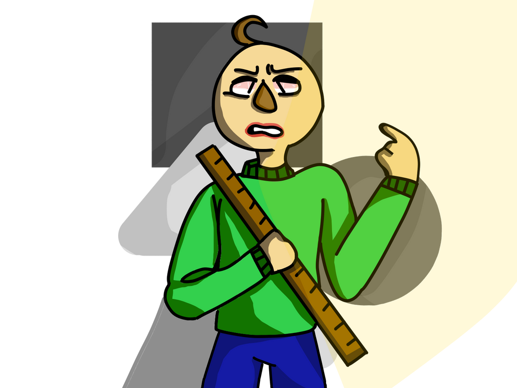 Divided Baldi Baldi by MISSALICEMAXIE on DeviantArt