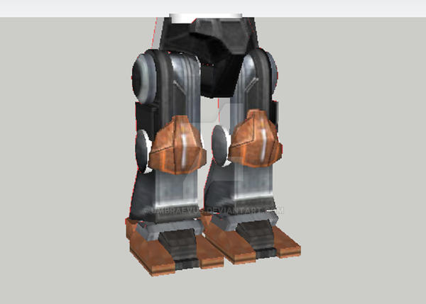Mech legs and waist by Umbraevus on DeviantArt