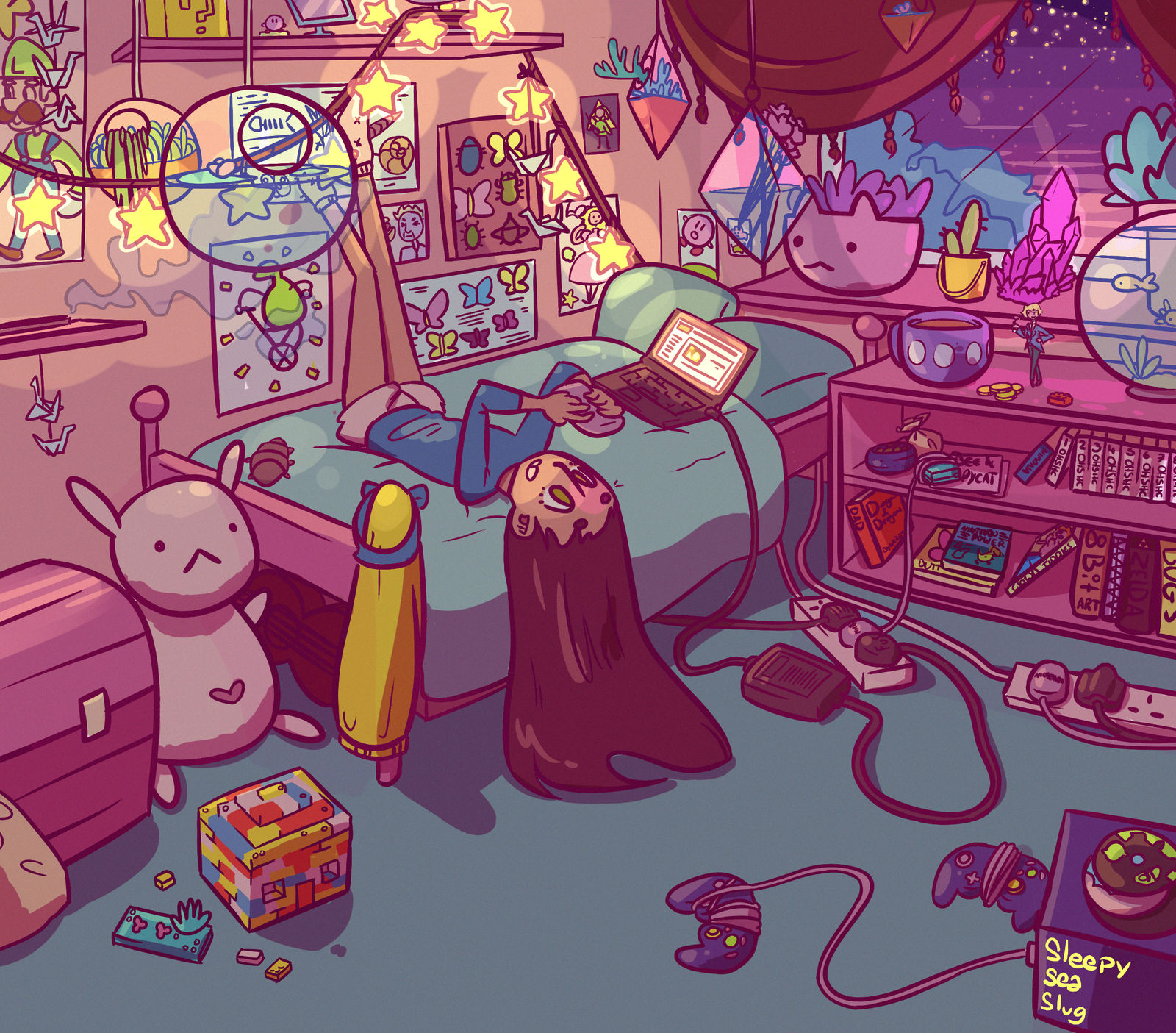 Room by SleepySeaSlug on DeviantArt