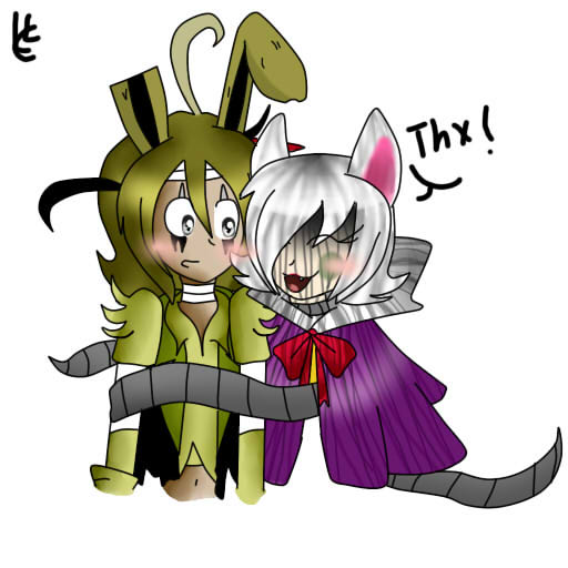 springtrap and mangle (fnaf-anime) by valen115 on DeviantArt