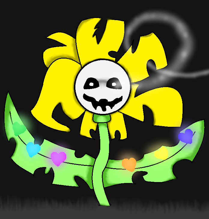 undertale Flowey With The Six Soul By Rekcykee On DeviantArt undertale-flowey-with-the-six-soul-by-rekcykee-on-deviantart
