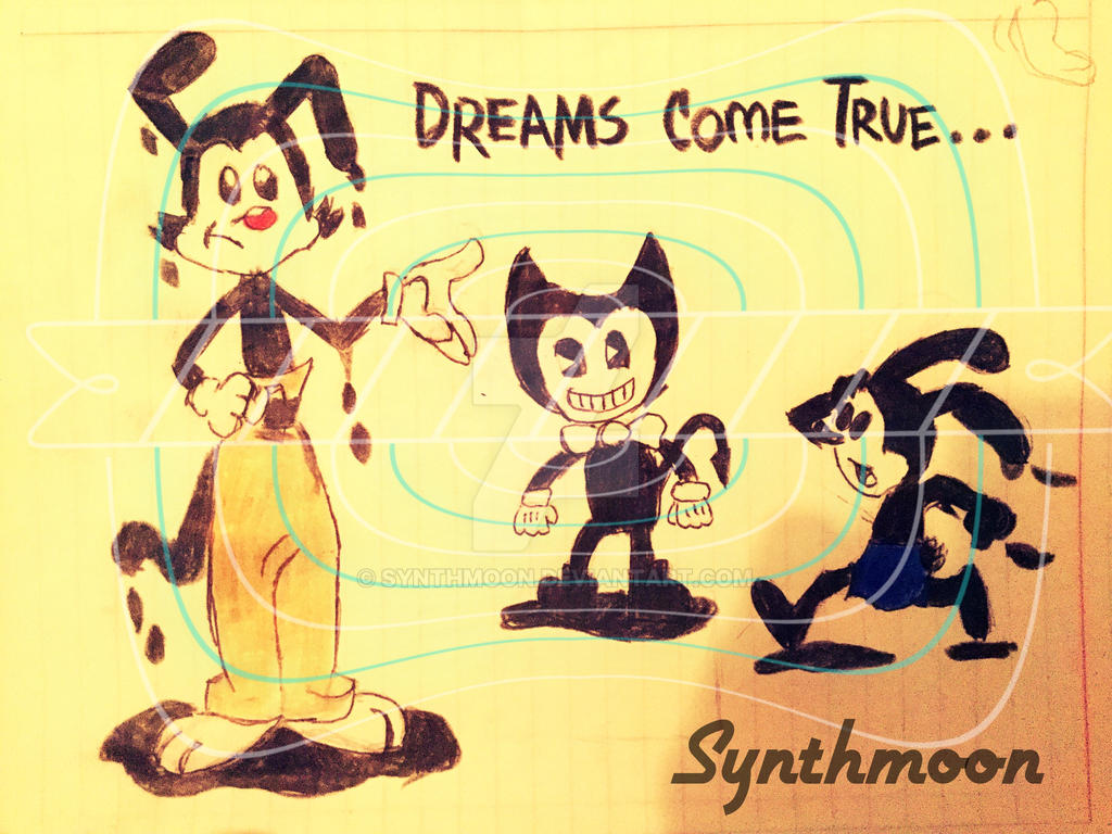 The cartoons and the ink machine by SYNTHMOON on DeviantArt