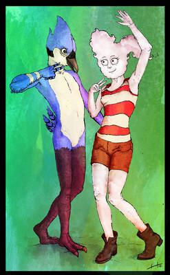 Mordecai and CJ - Regular Show