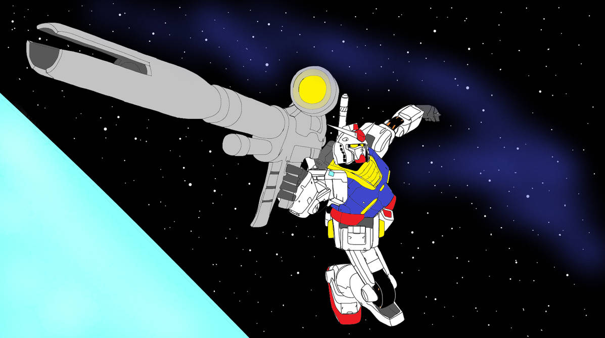 Gundam in space by Jokuorkki on DeviantArt