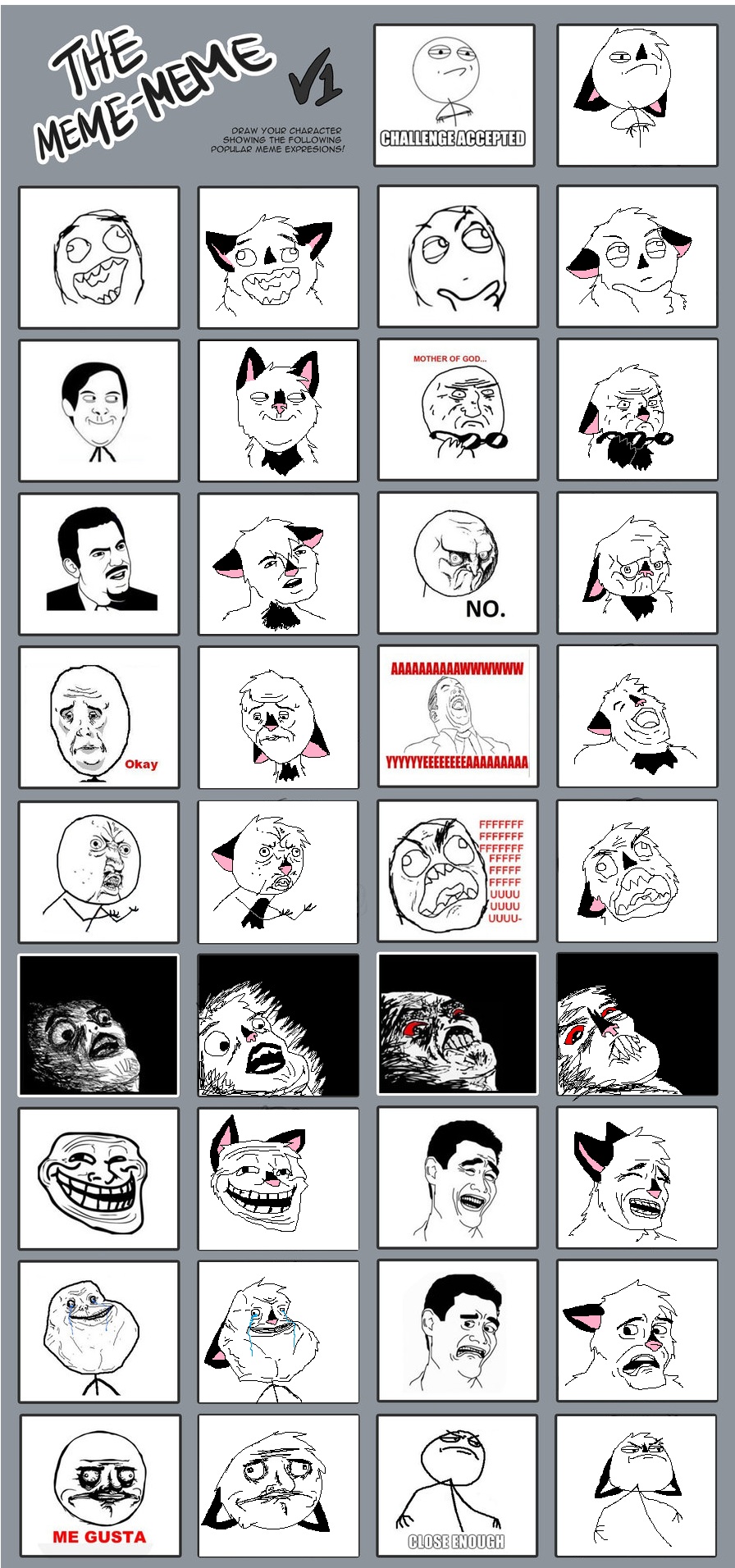 Rage Faces Meme by alaskanwolf18 on DeviantArt