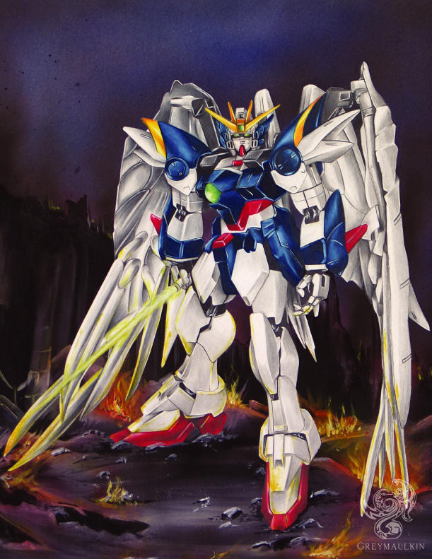 Wing Zero by Greymaulkin on DeviantArt