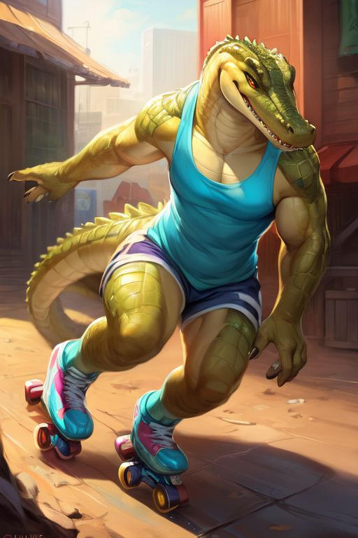 Autistic Gator Skater Gator by dinosaurwarlord199x on DeviantArt