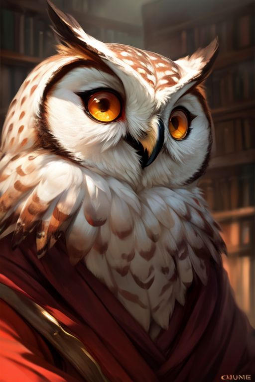 Library Owl by dinosaurwarlord199x on DeviantArt