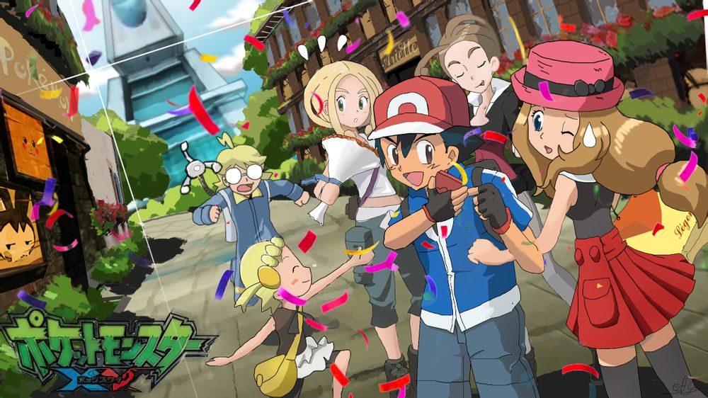 Ash/Satoshi and Serena