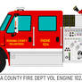 Oswana County Fire Department Engine 102A