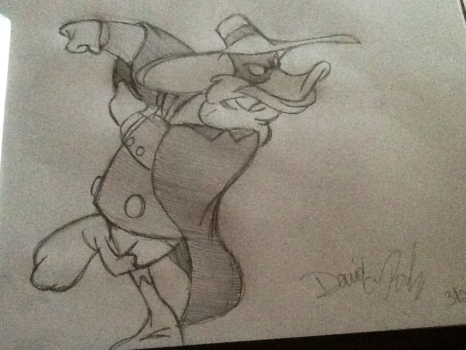 Darkwing Duck action pose