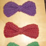 Crochet bows