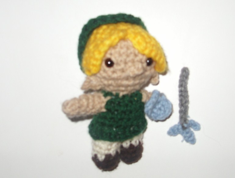 mini Link w sword and ocarina